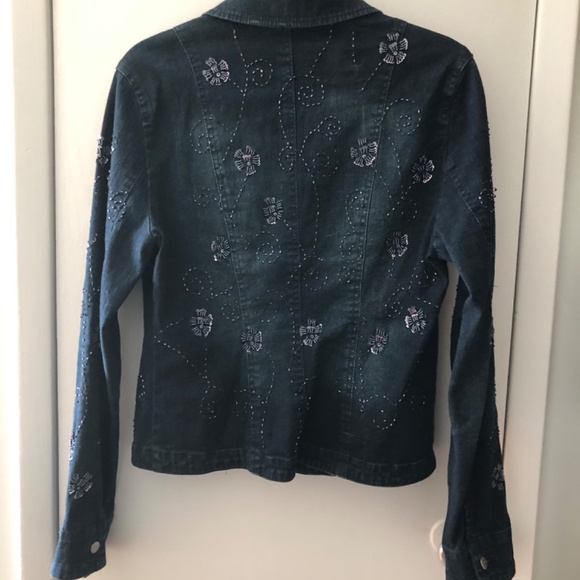 Flashback vintage beaded denim jacket - Picture 2 of 6
